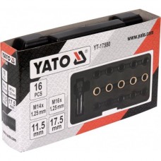 YATO Kit profesional reparat bujii, 16 piese..